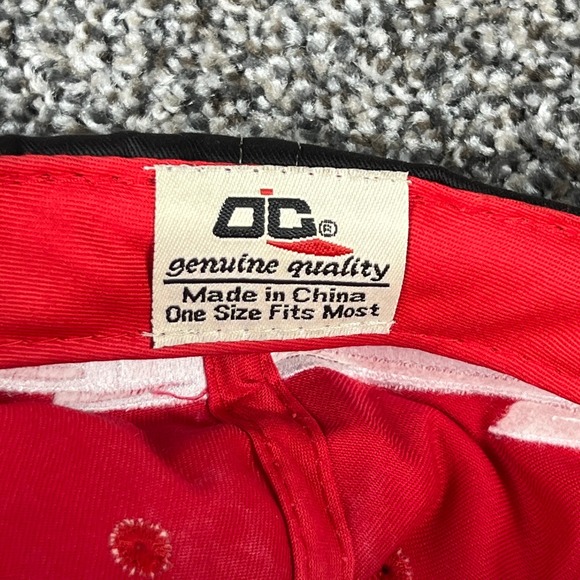 Vintage Red Josh Fisher Signed Autographed NASCAR Racing Cap One Size - Picture 5 of 5